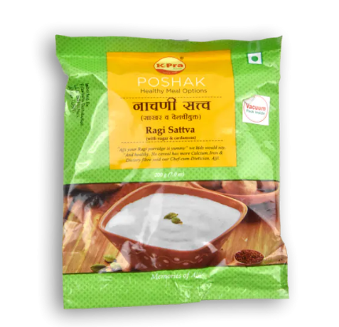 K-PRA Ragi Sattva With Sugar & Cardamom 7 OZ